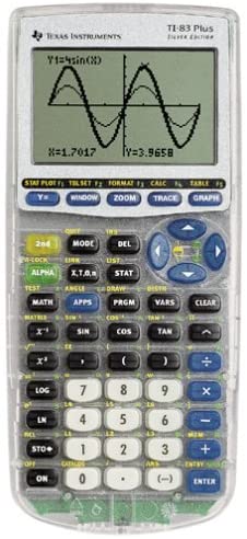 Texas Instruments TI-83 Plus Silver Edition Graphing Calculator, Refurbished