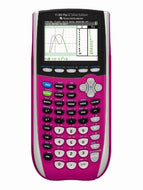 Texas Instruments TI-84 Plus C Silver Graphing Calculator - Pink