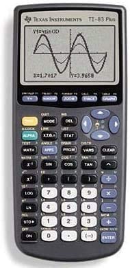 Texas Instruments TI-83 Plus Graphing Calculator, Refurbished
