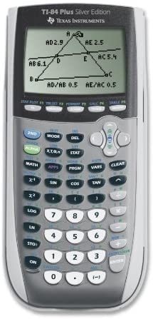 Texas Instruments TI-84 Plus Silver Edition Graphing Calculator, Refurbished