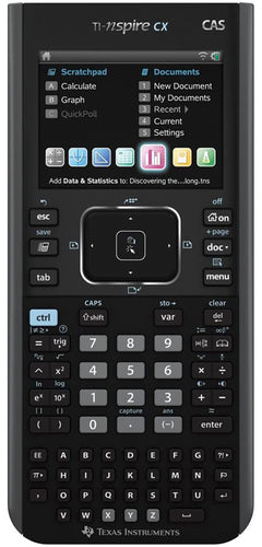 Texas Instruments TI-Nspire CX CAS Graphing Calculator, Refurbished